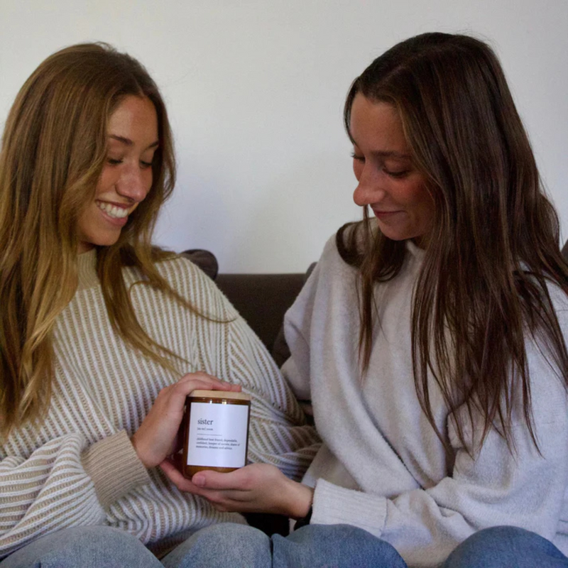 Sister - Dictionary Candle