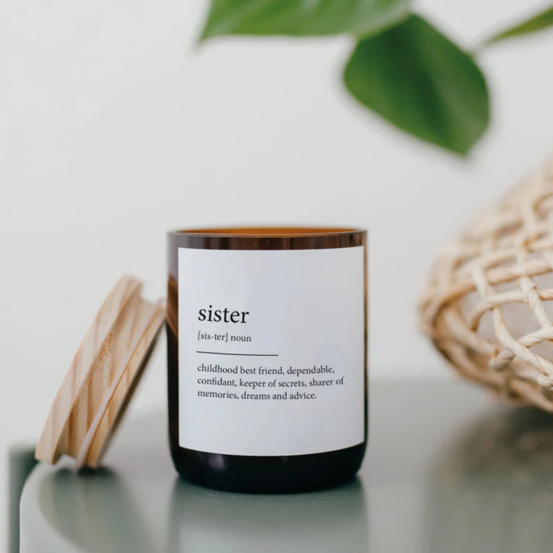 Sister - Dictionary Candle