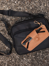 Skittle Sunglass Case - Camel