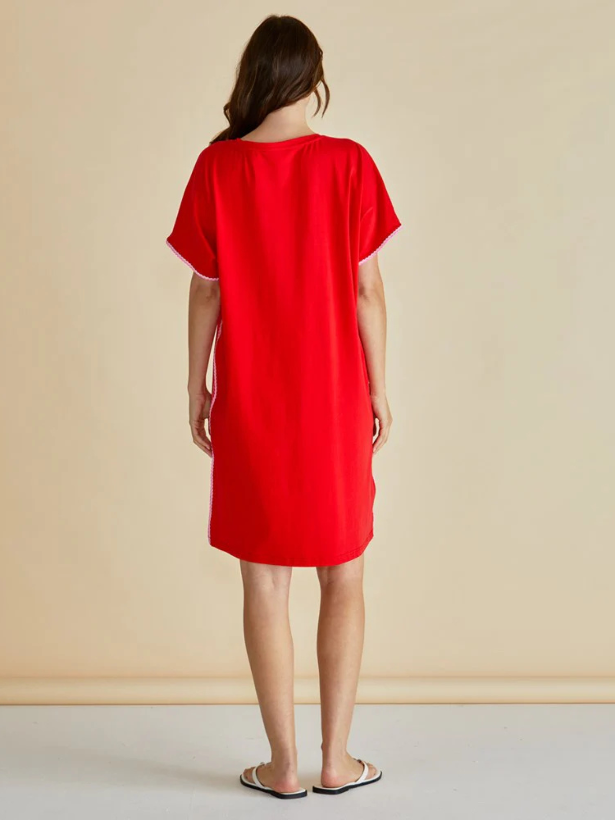 Stellar T-Shirt Dress - Red