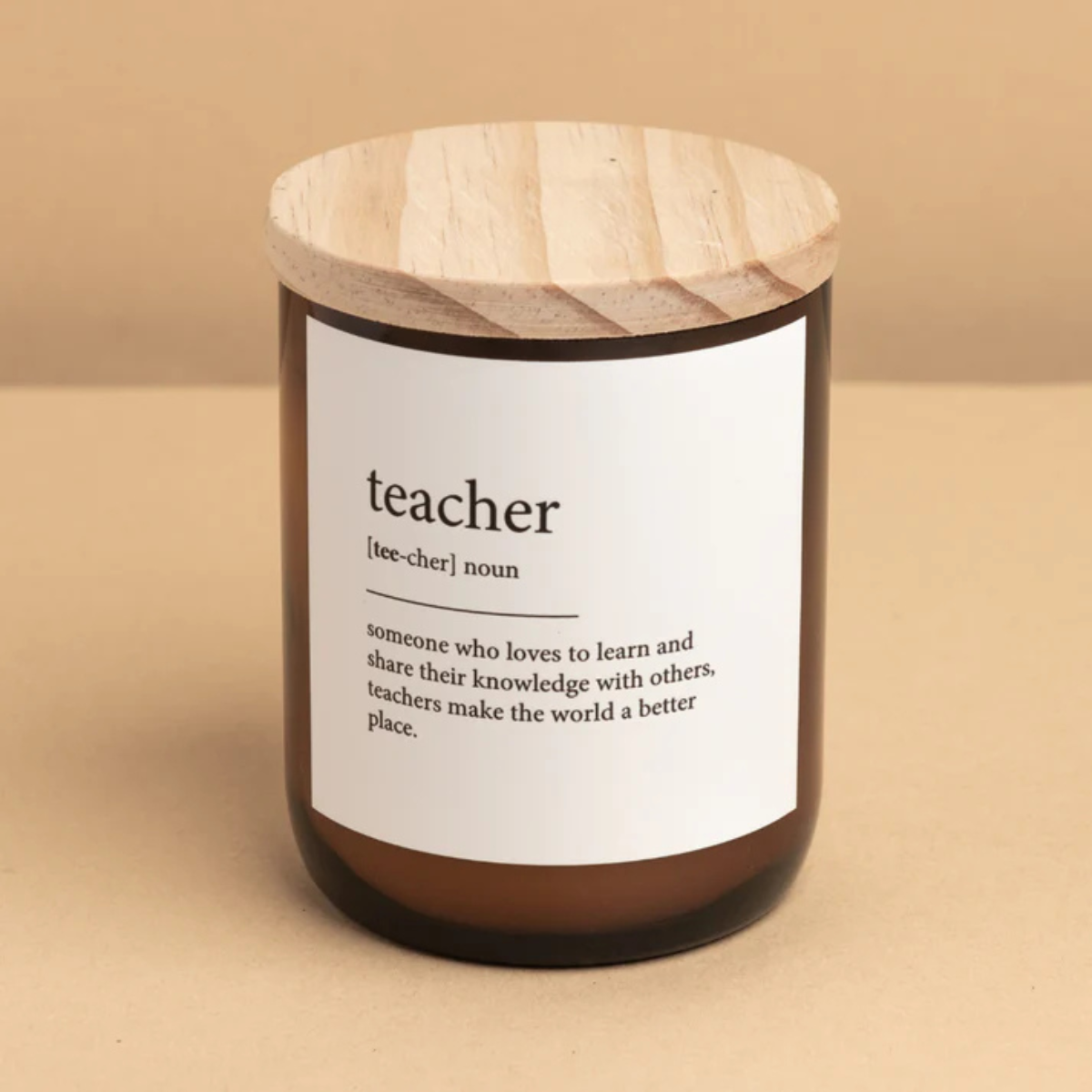 Teacher - Dictionary Candle
