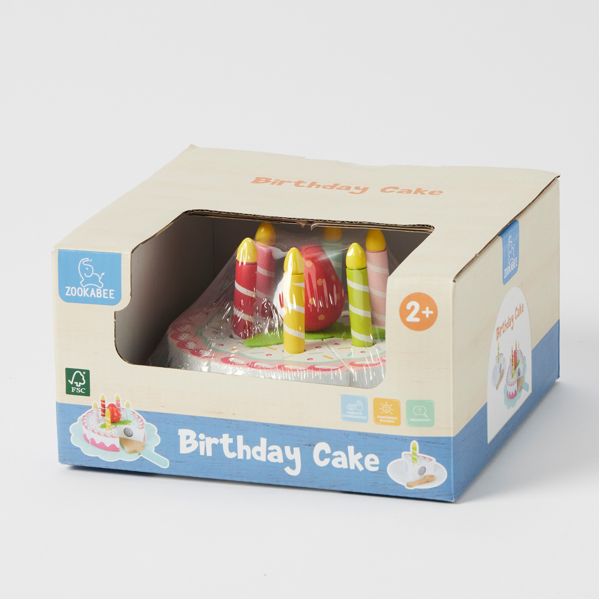 Wooden Birthday Cake