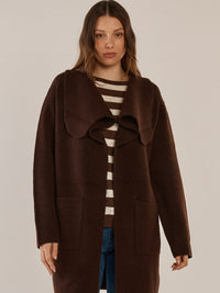 Abigail Cardigan - Chocolate