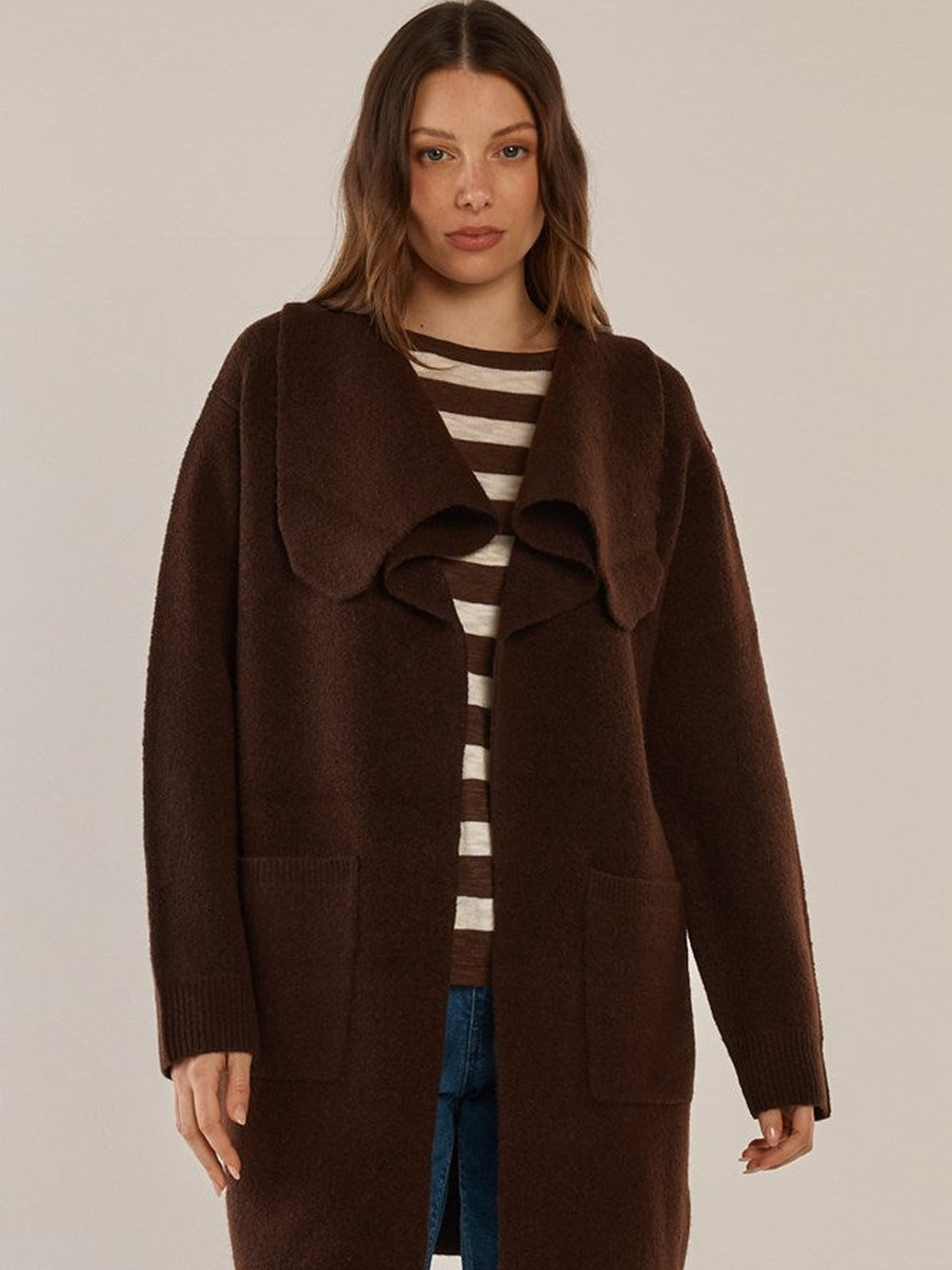 Abigail Cardigan - Chocolate