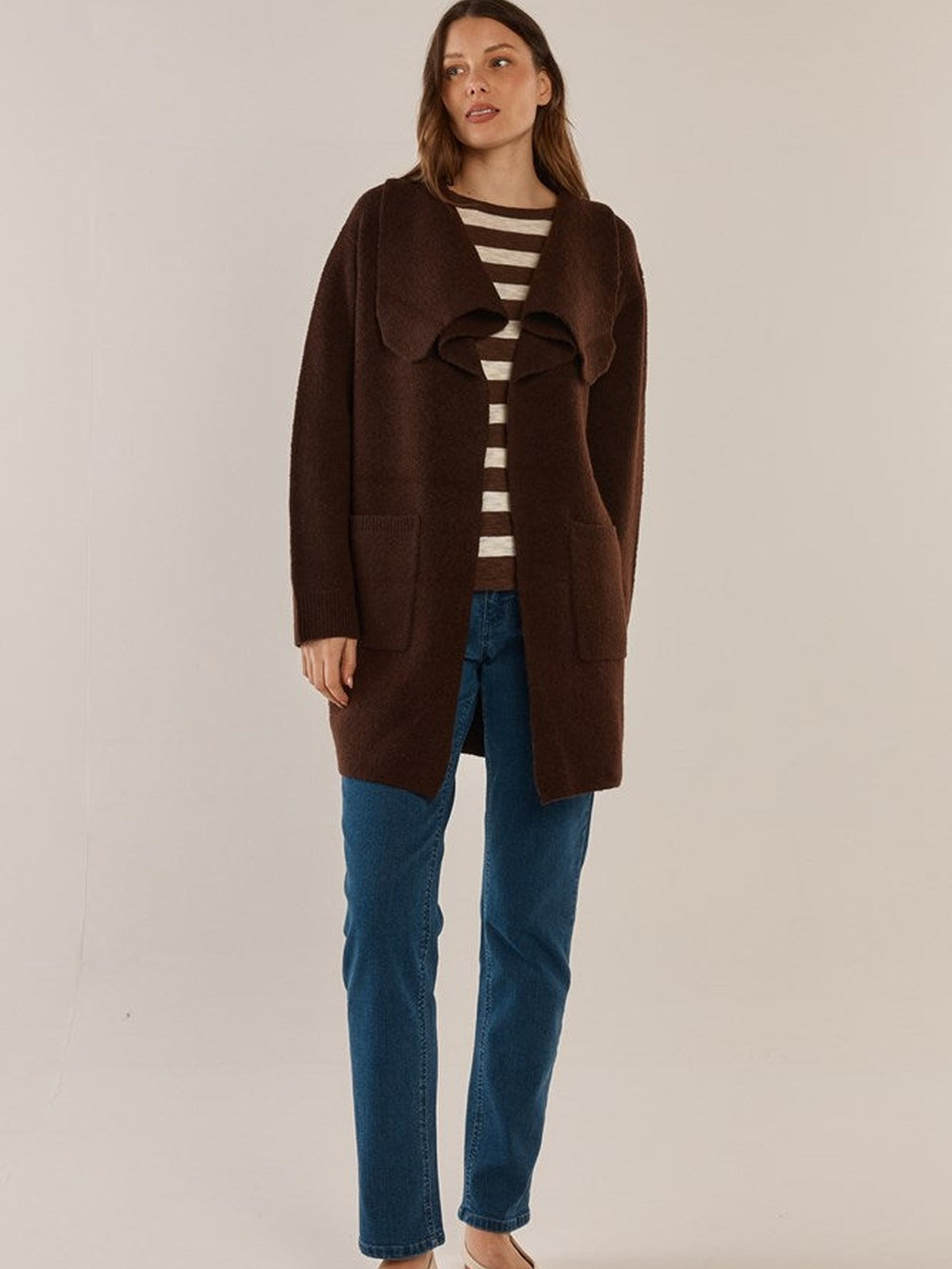 Abigail Cardigan - Chocolate