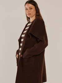 Abigail Cardigan - Chocolate