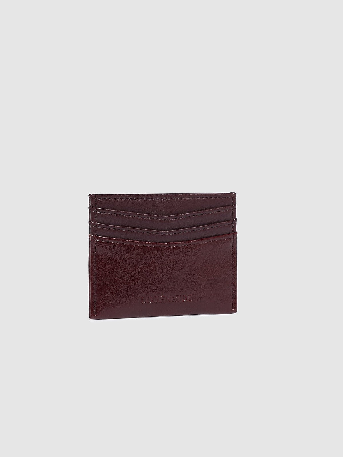Ada Cardholder - Burgundy Patent