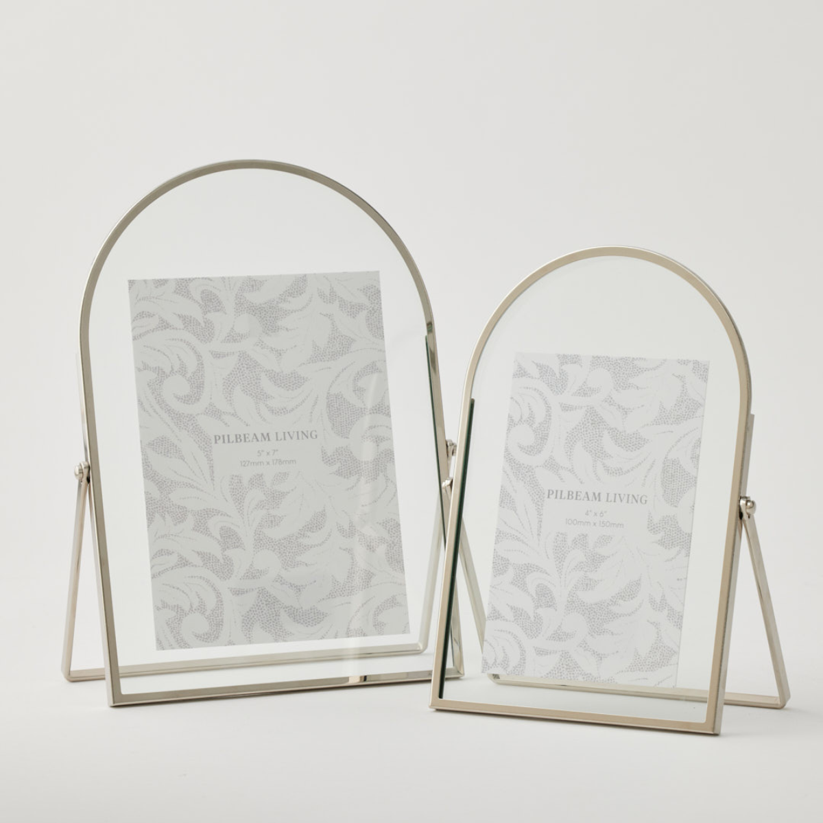 Akira Small Photo Frame - Silver - Pilbeam Living - Image 2