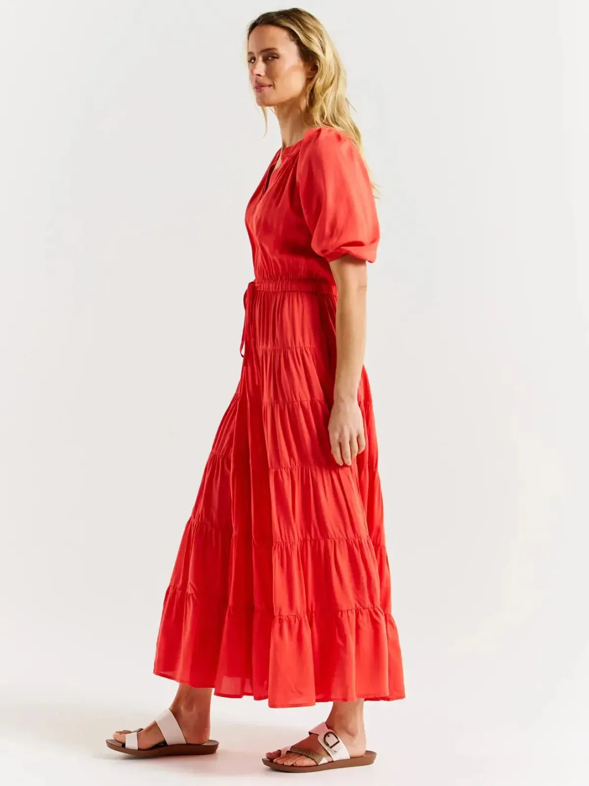 Aleja Dress - Fiesta Red - Betty Basics - Image 2