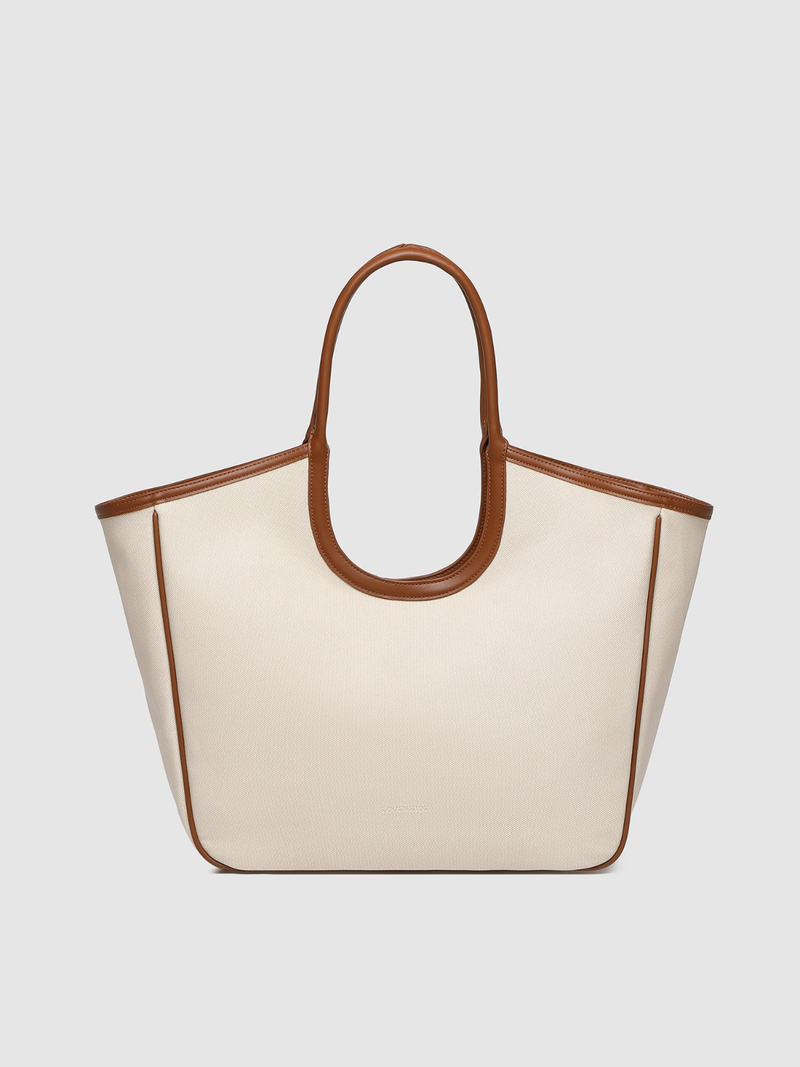 Alexandra Tote Bag - Canvas Tan - Louenhide - Image 1