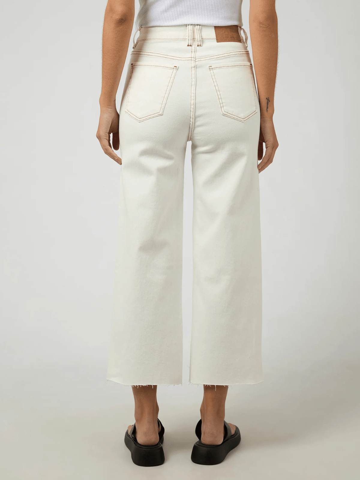 All About EveCharlie High Rise Wide Leg Jean - Vintage White