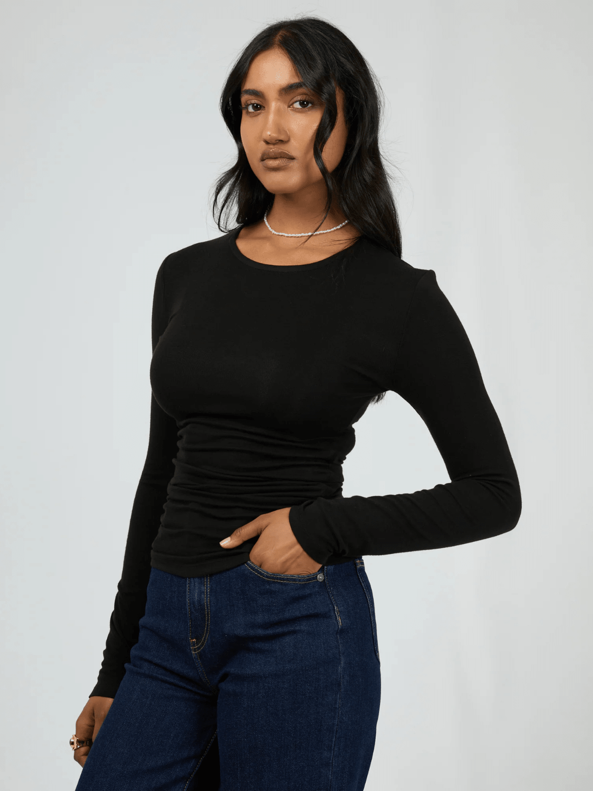 All About EveKylie Long Sleeve Top - Black