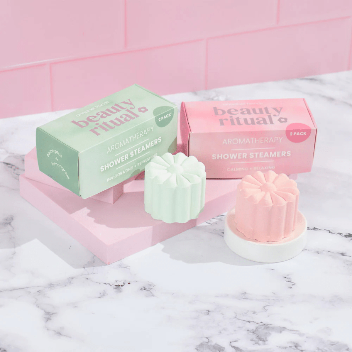 Annabel TrendsShower Steamer Beauty Ritual - Dusty Pink