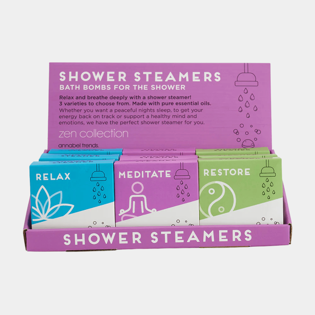 Annabel TrendsShower Steamer Single - Zen