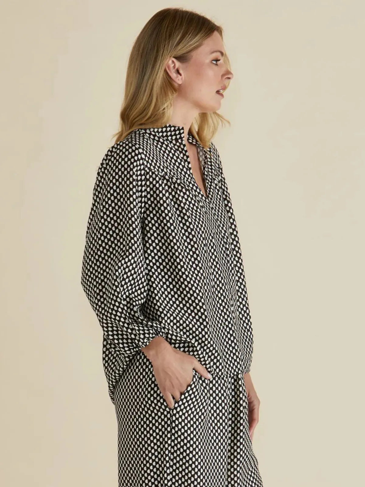 Apollo Blouse - Chocolate - Betty Basics - Image 2