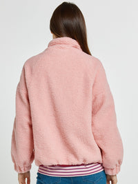 Aubrey Fleece Jacket - Pink/Plum