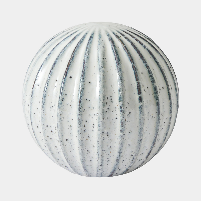 August Grey Decorative Ball - Madras Link - Image 1