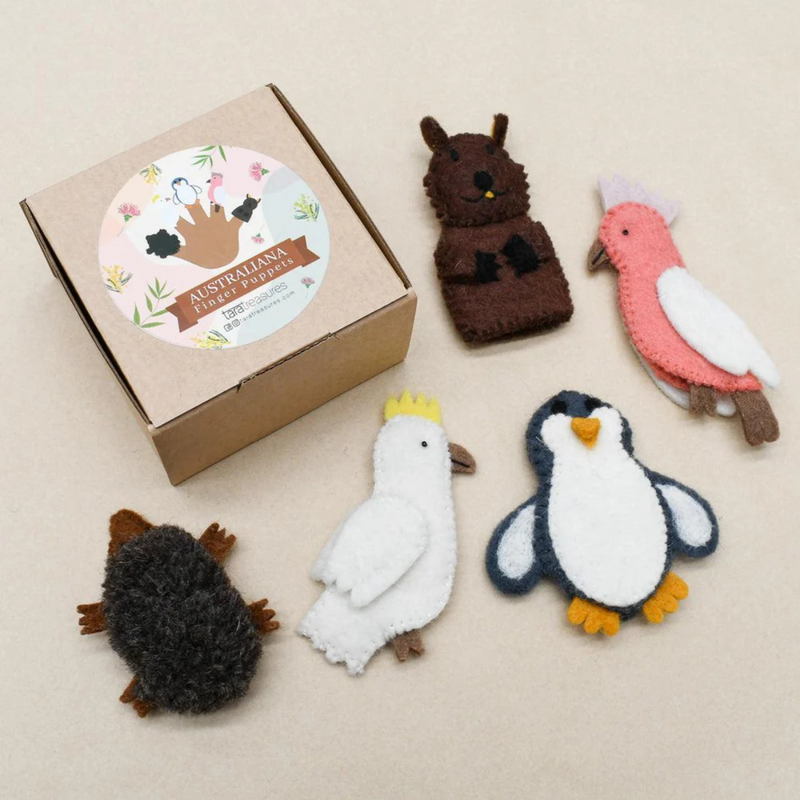 Australian Animals B - Finger Puppet Set - Tara Treasures - Image 1