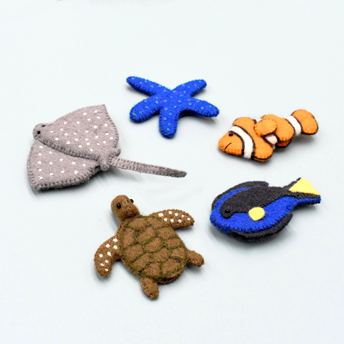 Australian Under the Sea - Finger Puppet Set - Tara Treasures - Image 3