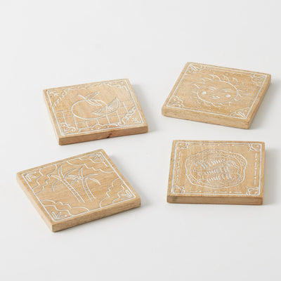 Azure Coast Set of 4 Coasters
