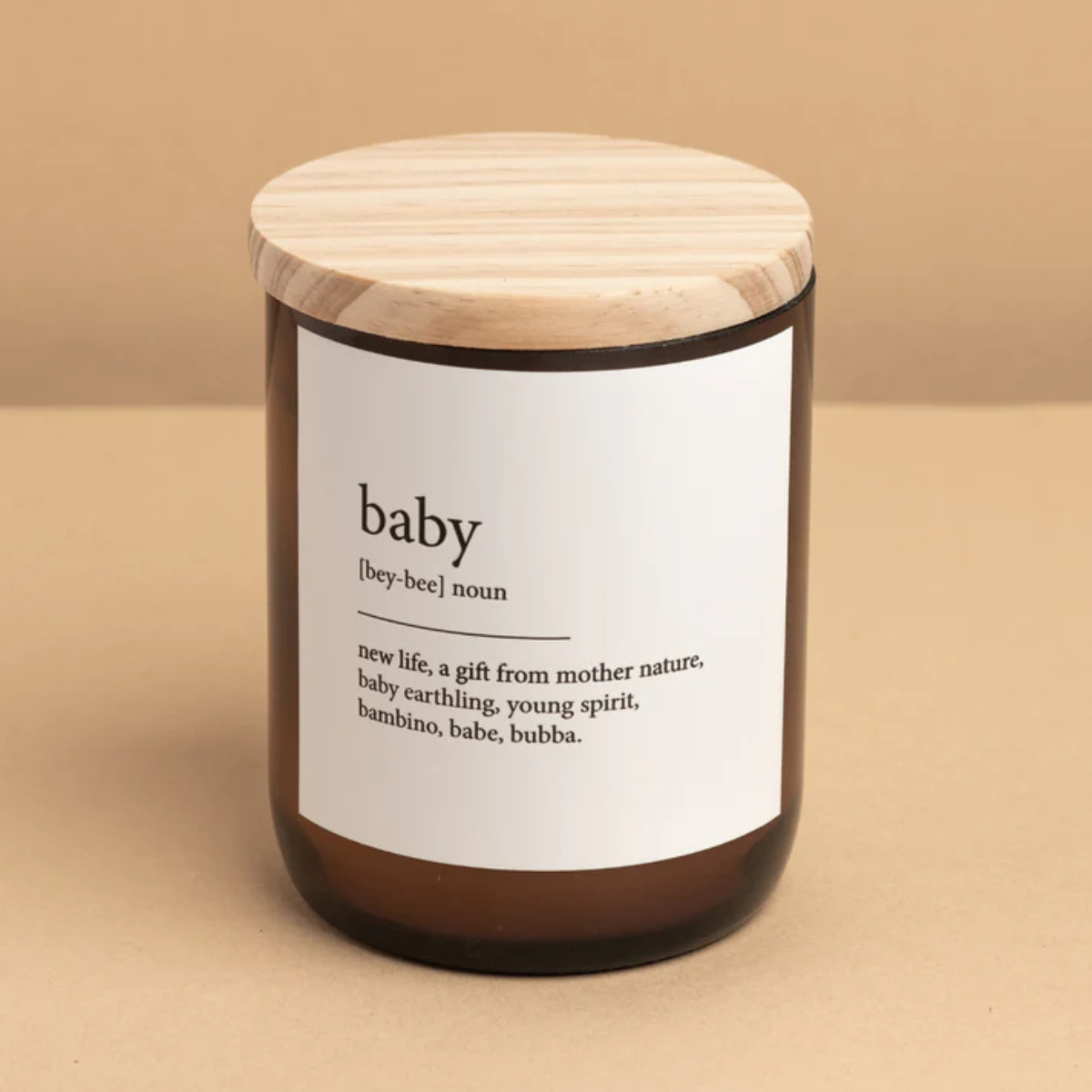 Baby - Dictionary Candle - Commonfolk Collective - Image 1