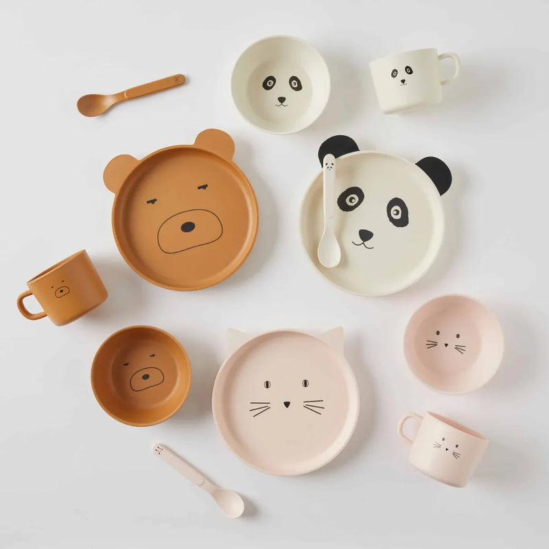 Bamboo Dinner Set - 4pcs - Jiggle & Giggle - Image 1