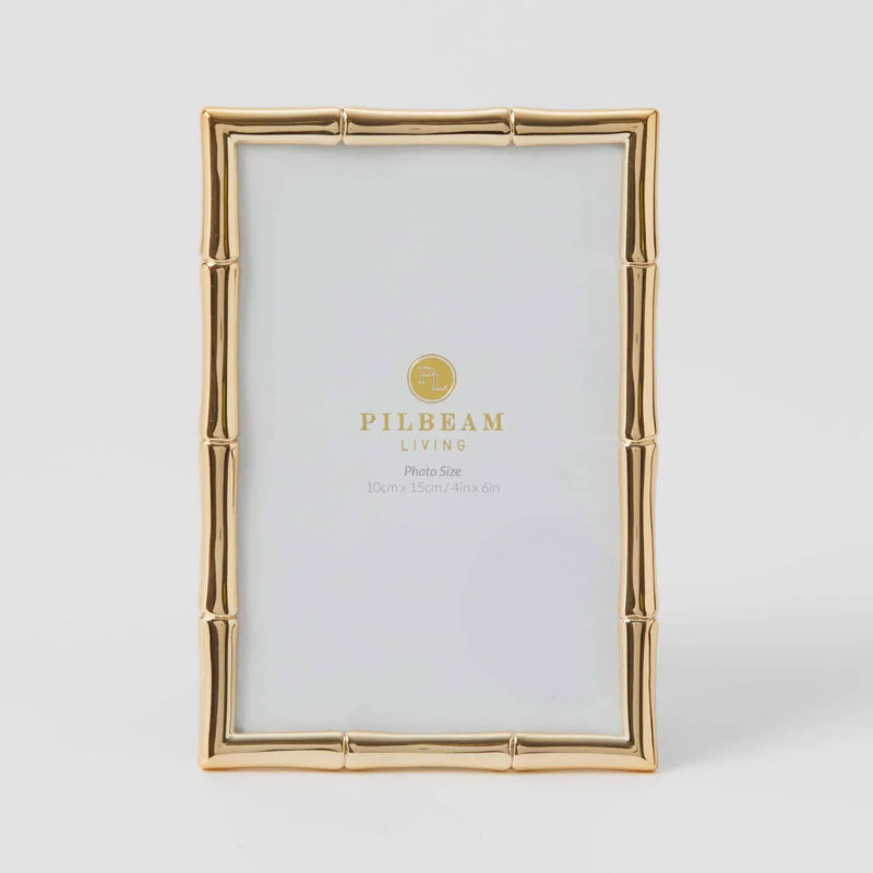 Bambury 4 x 6" Photo Frame - Gold - Pilbeam Living - Image 1