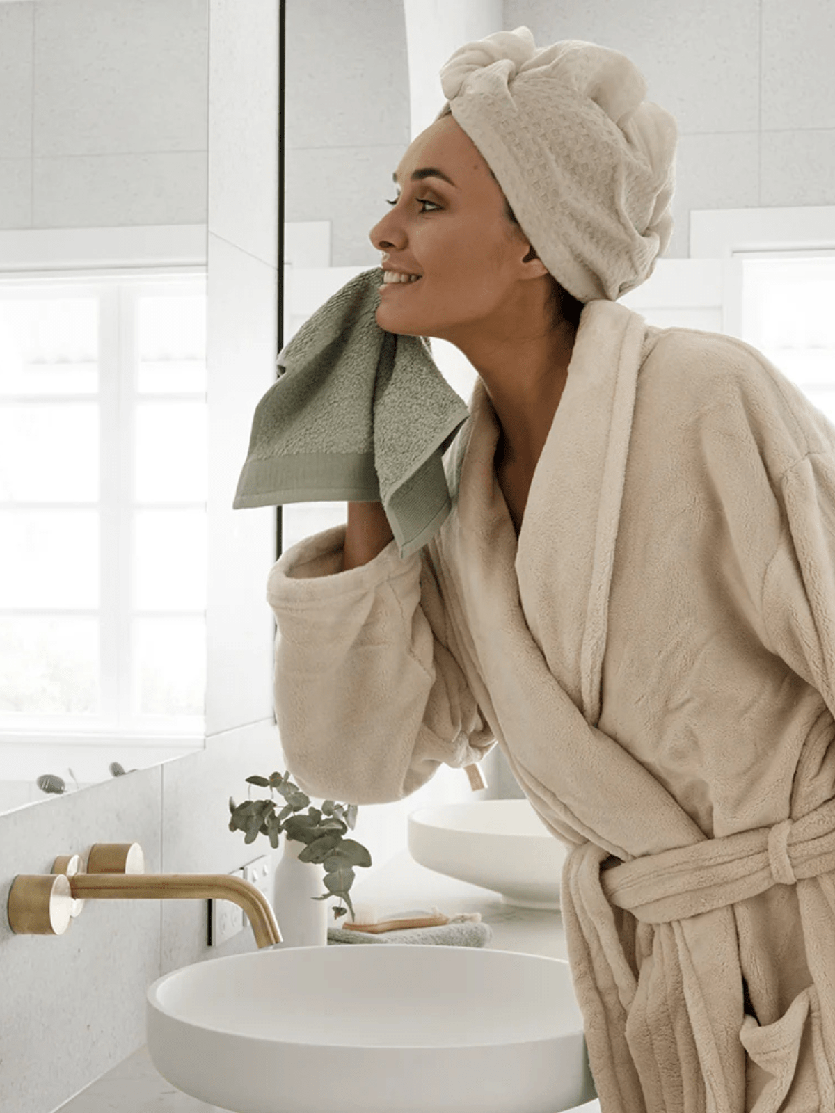 BamburyMatrix Hair Wrap - Stone