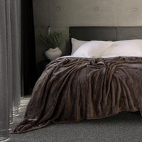 BamburyUltraplush Blanket - Chocolate | Single