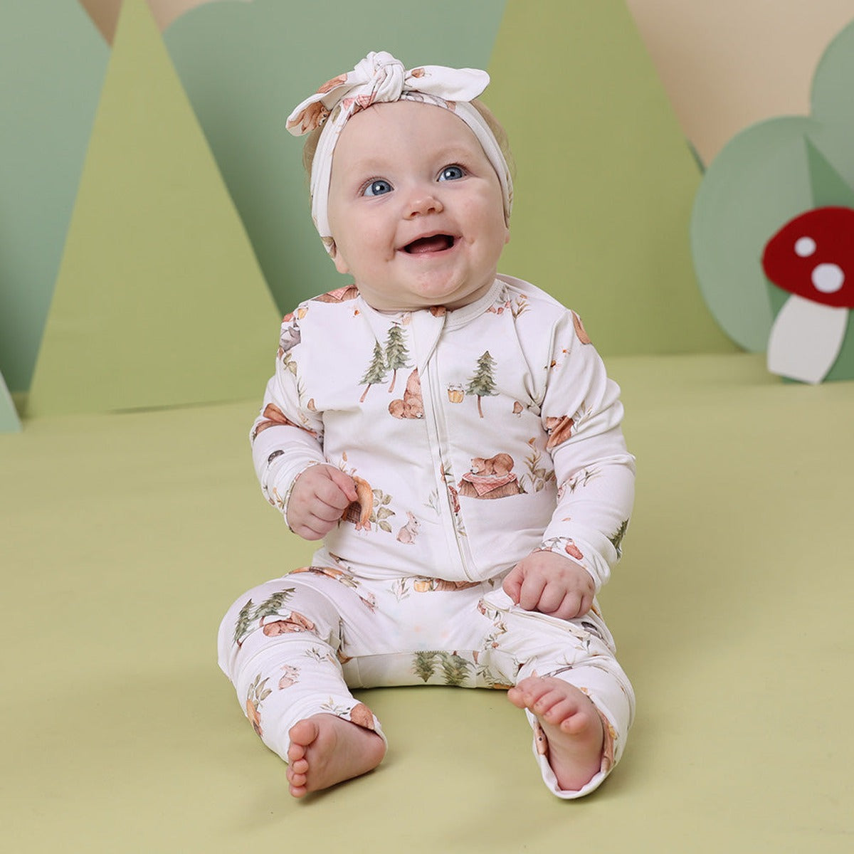 Bears Organic Snugglesuit Convertible Romper