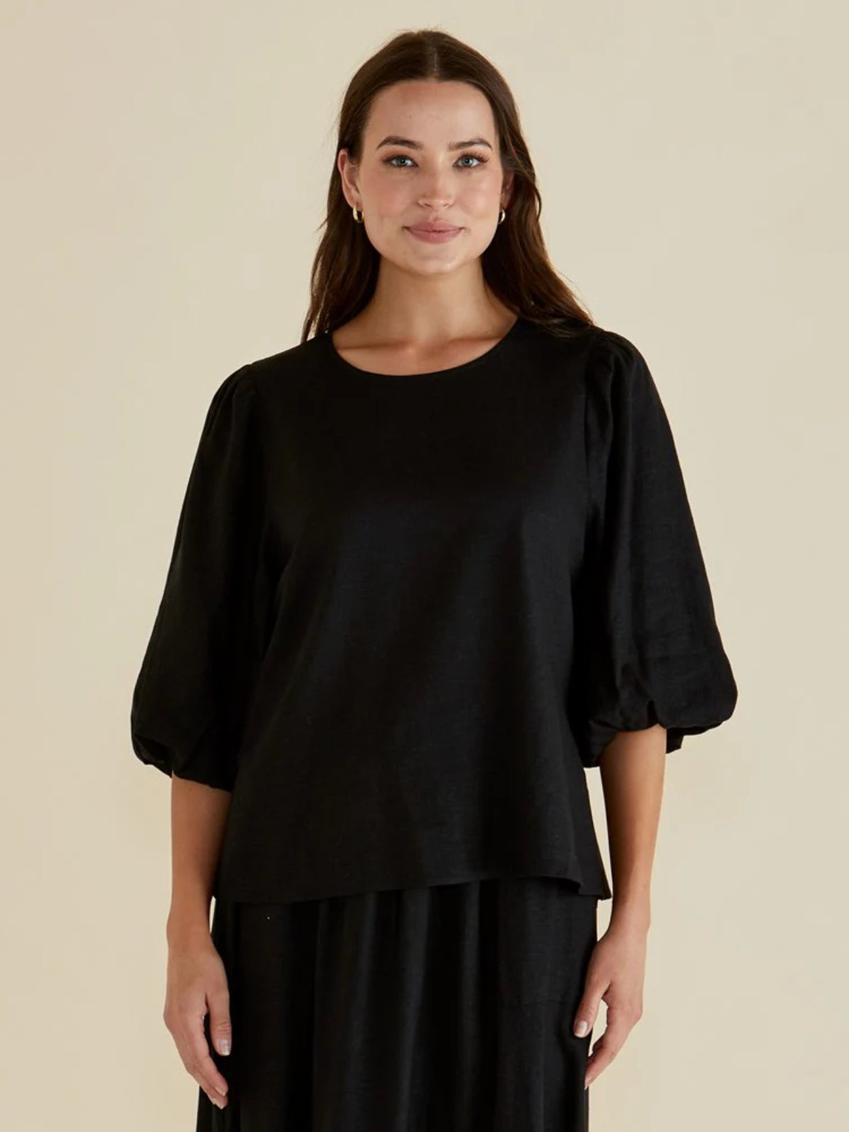 Belize Blouse - Black - Betty Basics - Image 1