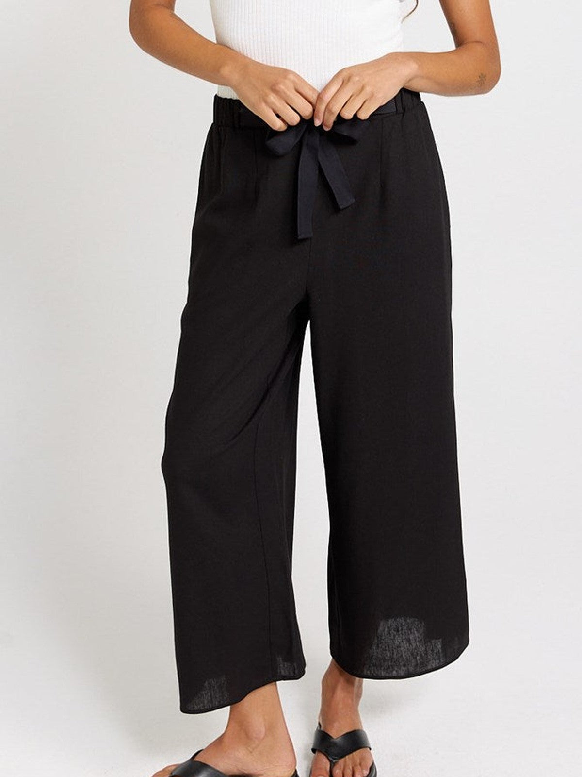 Betty Basics Bella Crop Pants, Black