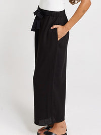 Betty Basics Bella Crop Pants, Black