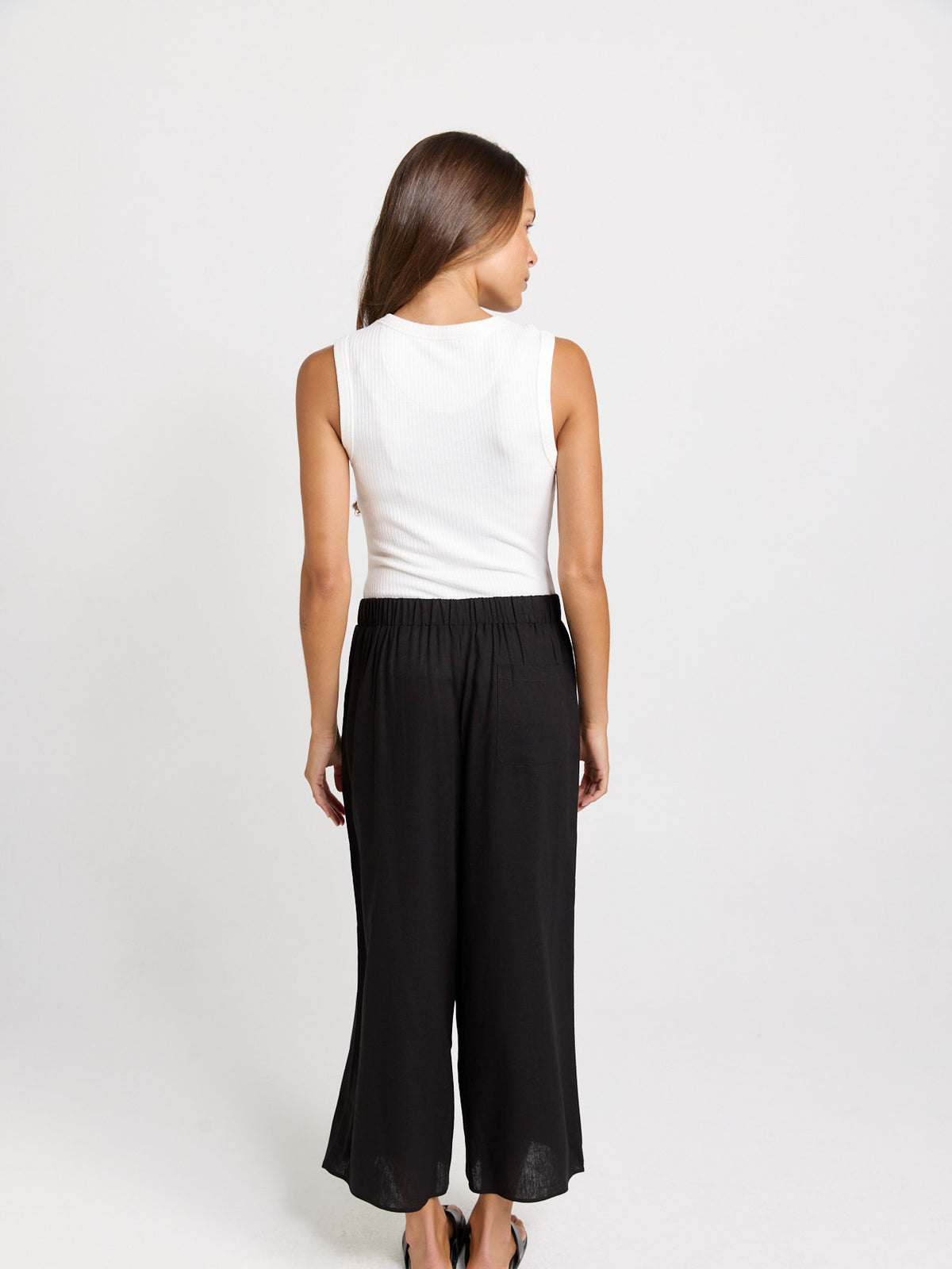 Betty Basics Bella Crop Pants, Black