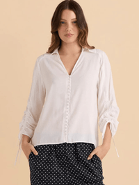 Betty BasicsBelinda Blouse - White