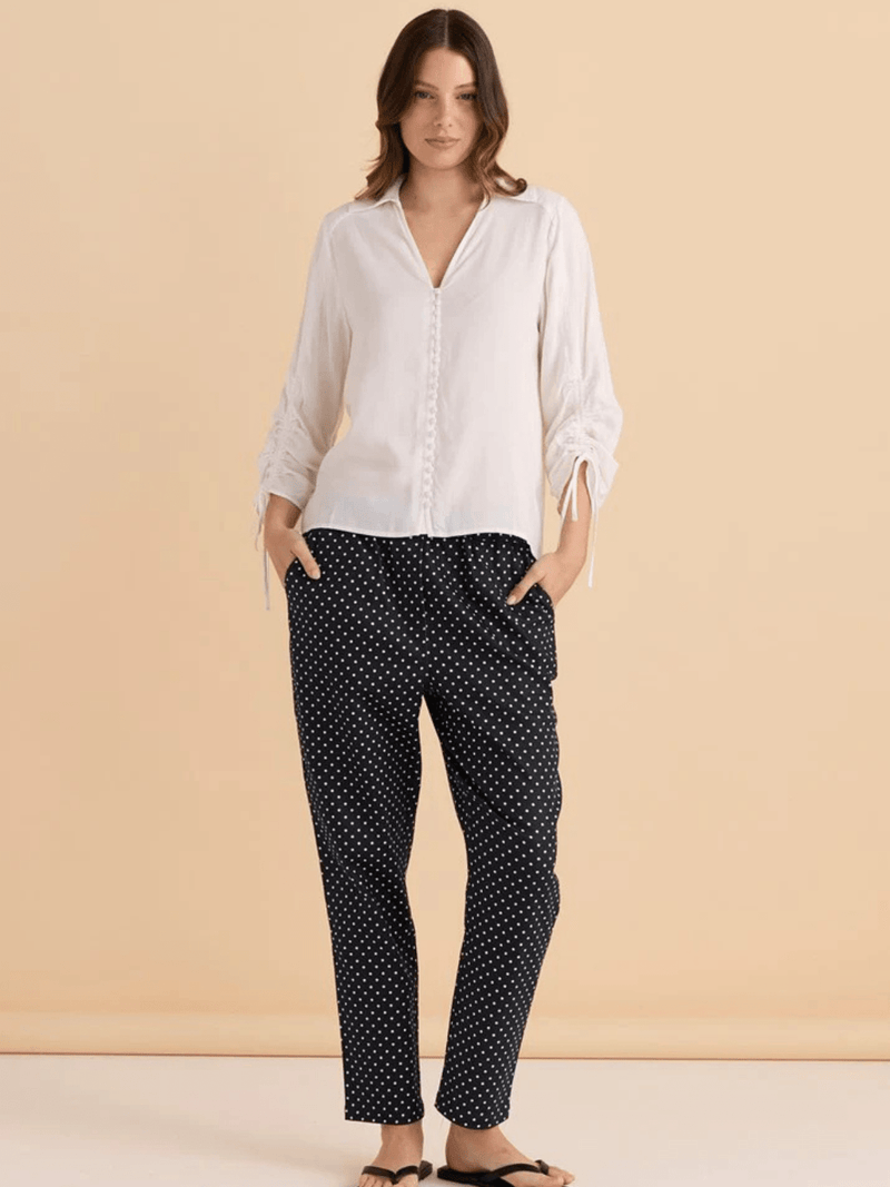 Betty BasicsBelinda Blouse - White