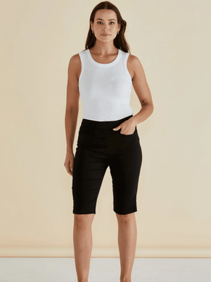 Bermuda Bengaline Short - Black
