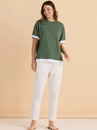 Betty BasicsBoyfriend Tee - Green