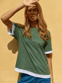 Betty BasicsBoyfriend Tee - Green