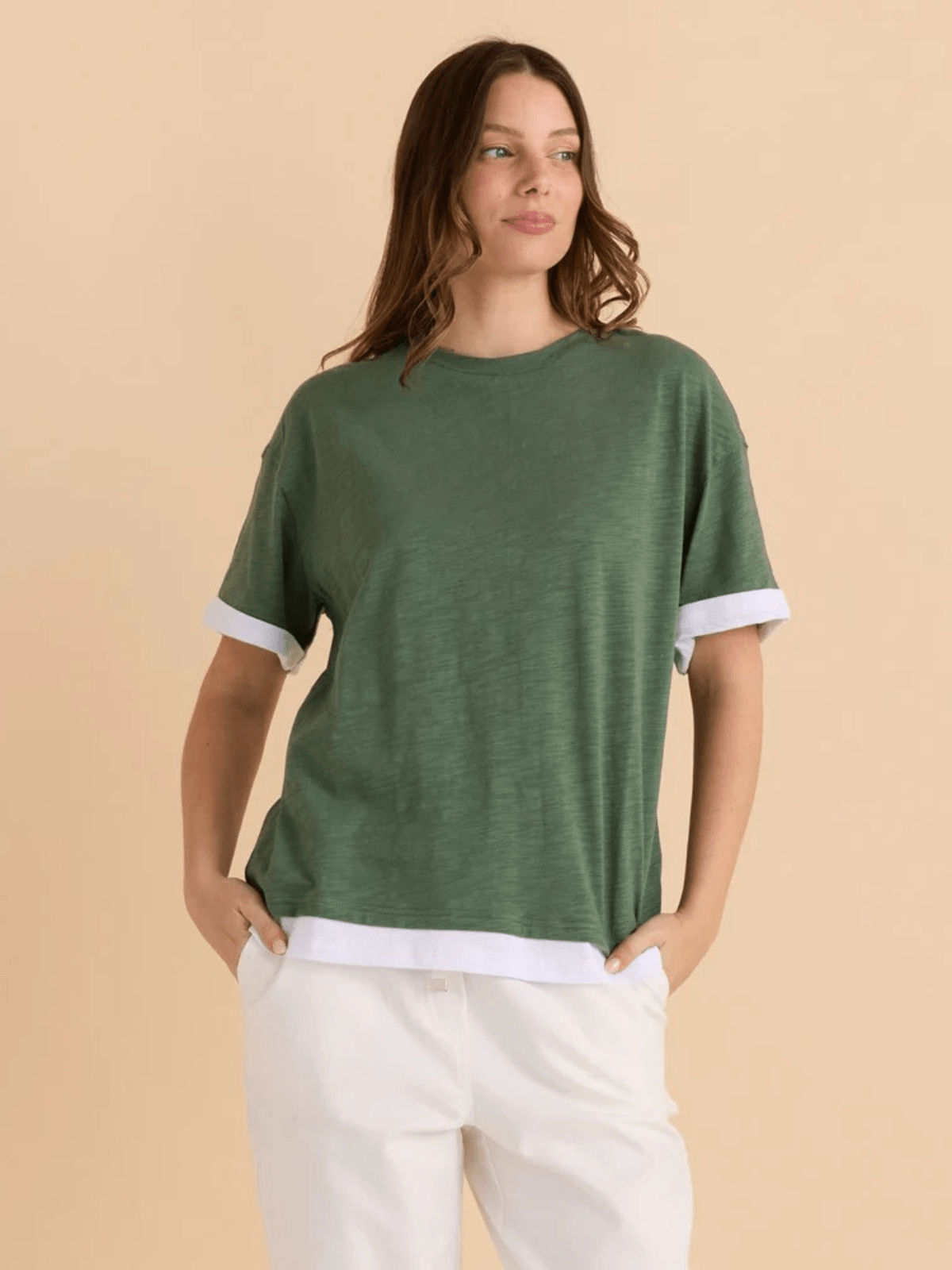 Betty BasicsBoyfriend Tee - Green