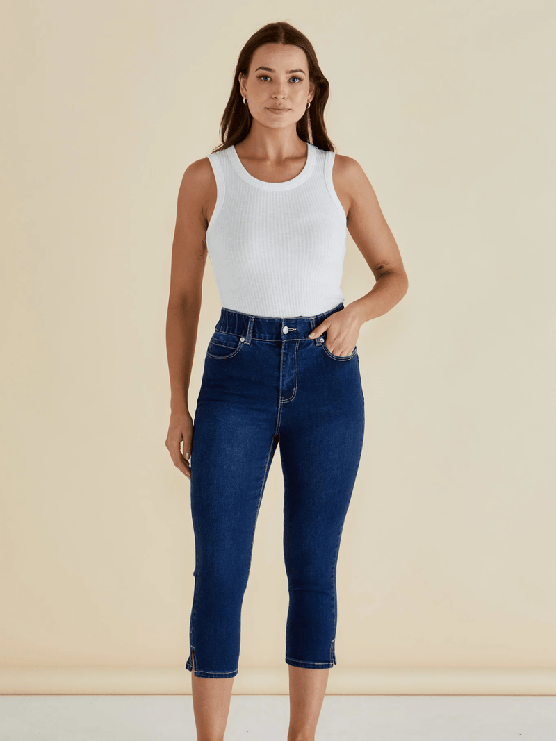 Betty BasicsCamila Crop Jeans - Midnight Denim