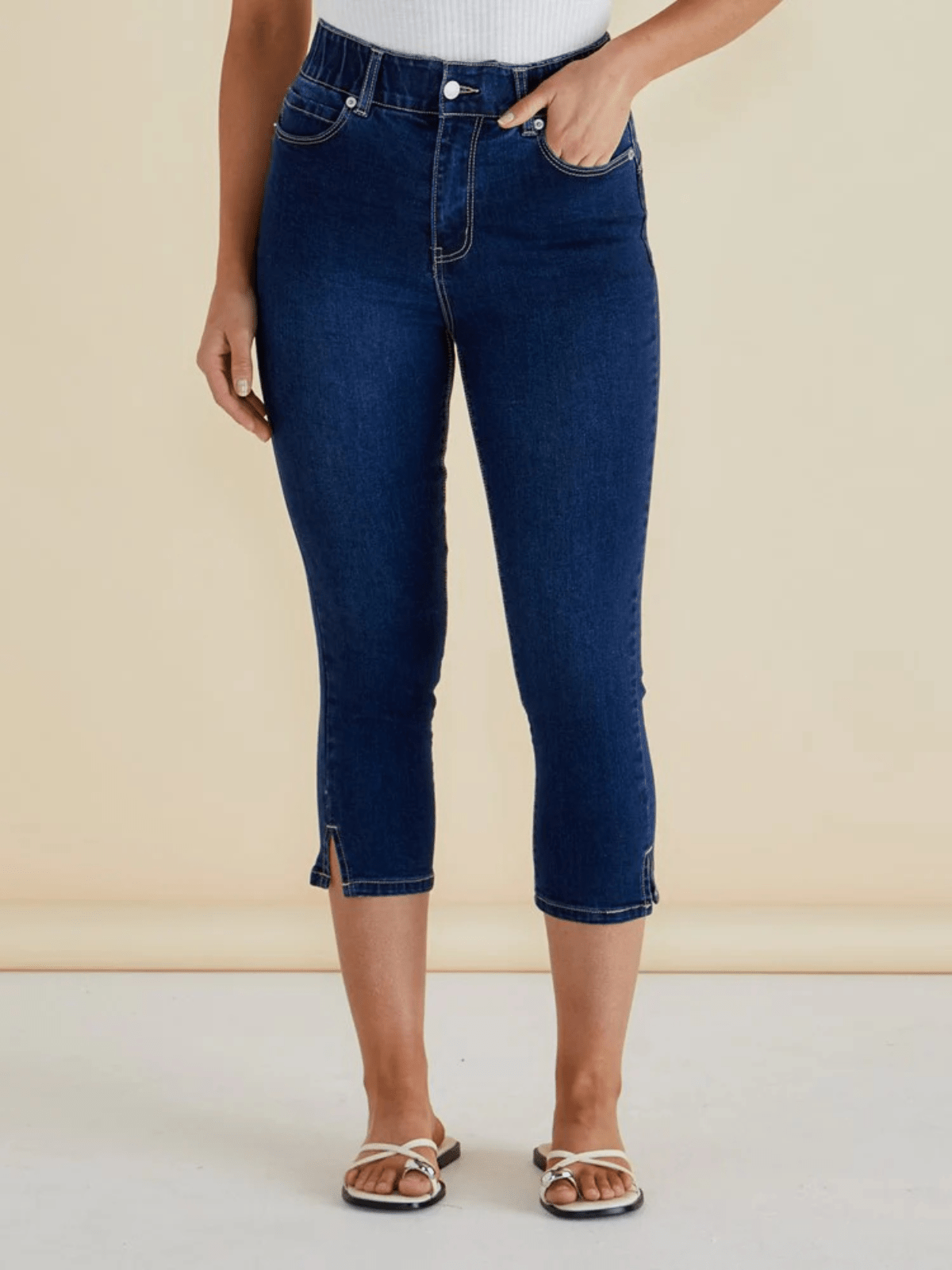 Betty BasicsCamila Crop Jeans - Midnight Denim