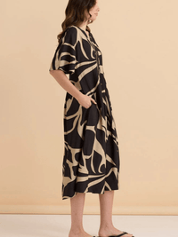 Betty BasicsCamille Dress - Monochrome Floral