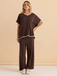 Betty BasicsClara Tee - Chocolate