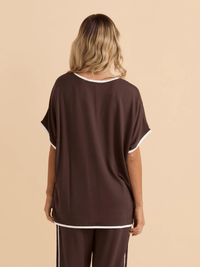 Betty BasicsClara Tee - Chocolate