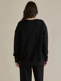 Betty BasicsEasy Crew Sweat - Black