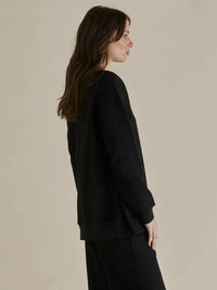 Betty BasicsEasy Crew Sweat - Black