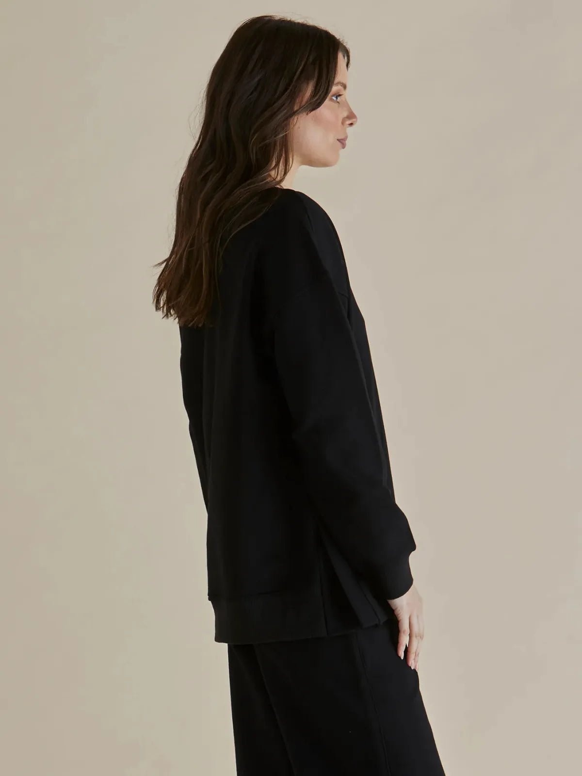 Betty BasicsEasy Crew Sweat - Black