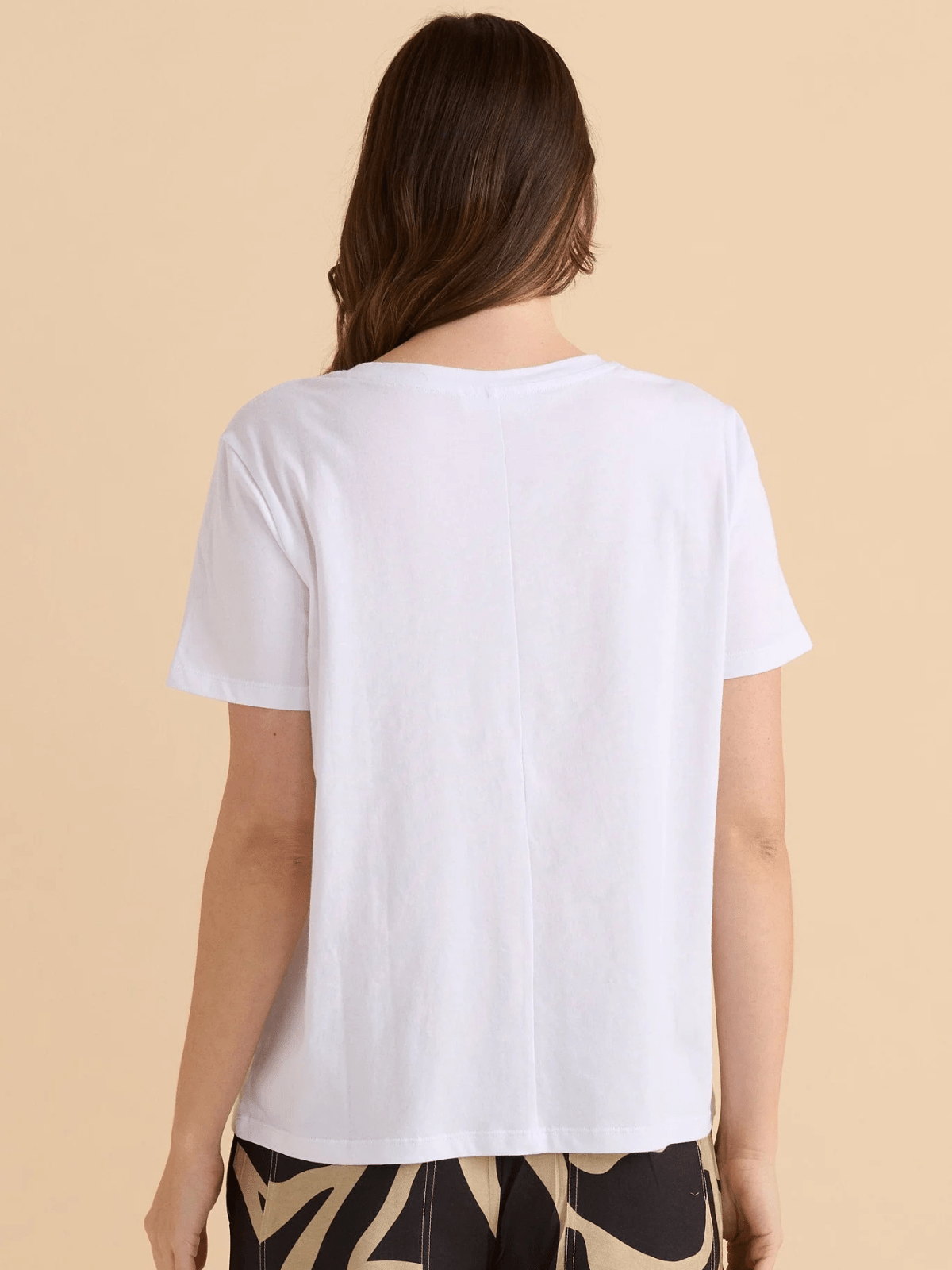 Betty BasicsEllia Crew Tee - Monochrome Floral