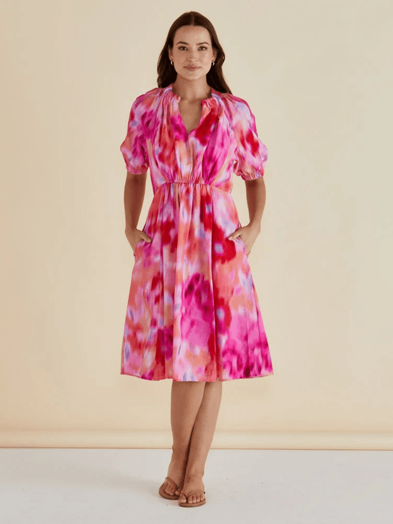 Betty BasicsEmery Dress - Floral Abstract Print